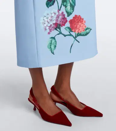 Carolina Herrera Embellished floral-appliqué midi dress | Thumbnail 4 Carolina Herrera Embellished floral-appliqué midi dress | Thumbnail 4