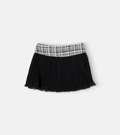 Monnalisa Checked plissé skirt | Thumbnail 3 Monnalisa Checked plissé skirt | Thumbnail 3