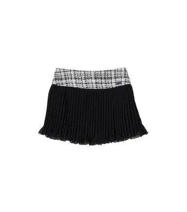 Monnalisa Checked plissé skirt | Thumbnail 1 Monnalisa Checked plissé skirt | Thumbnail 1
