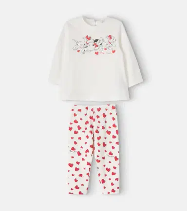 Monnalisa x Disney Baby cotton T-shirt and pants set | Thumbnail 4 Monnalisa x Disney Baby cotton T-shirt and pants set | Thumbnail 4
