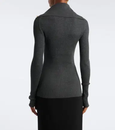 Dolce & Gabbana Embellished ribbed-knit wool cardigan | Thumbnail 3 Dolce & Gabbana Embellished ribbed-knit wool cardigan | Thumbnail 3