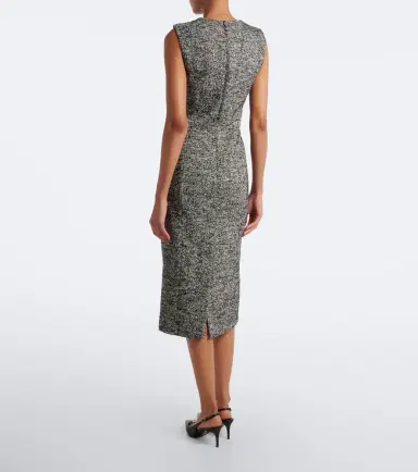 Dolce & Gabbana Wool and silk-blend tweed midi dress | Thumbnail 5 Dolce & Gabbana Wool and silk-blend tweed midi dress | Thumbnail 5