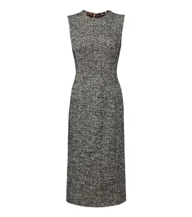Dolce & Gabbana Wool and silk-blend tweed midi dress | Thumbnail 1 Dolce & Gabbana Wool and silk-blend tweed midi dress | Thumbnail 1