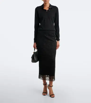 Dolce & Gabbana Lace midi skirt | Thumbnail 4 Dolce & Gabbana Lace midi skirt | Thumbnail 4