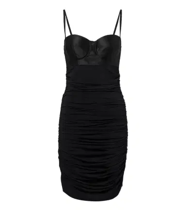Dolce & Gabbana Ruched satin minidress | Thumbnail 1 Dolce & Gabbana Ruched satin minidress | Thumbnail 1