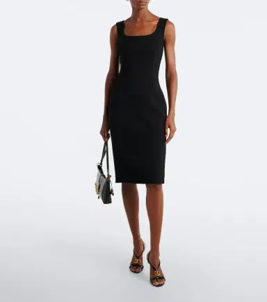 Dolce & Gabbana Virgin wool midi dress | Thumbnail 4 Dolce & Gabbana Virgin wool midi dress | Thumbnail 4