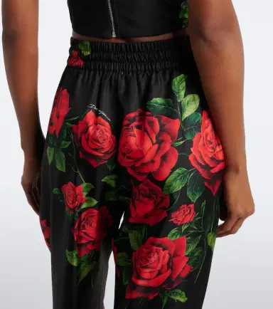 Dolce & Gabbana Floral silk wide-leg palazzo pants | Thumbnail 3 Dolce & Gabbana Floral silk wide-leg palazzo pants | Thumbnail 3