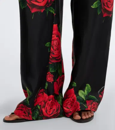 Dolce & Gabbana Floral silk wide-leg palazzo pants | Thumbnail 6 Dolce & Gabbana Floral silk wide-leg palazzo pants | Thumbnail 6