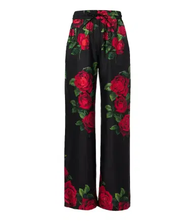 Dolce & Gabbana Floral silk wide-leg palazzo pants | Thumbnail 1 Dolce & Gabbana Floral silk wide-leg palazzo pants | Thumbnail 1