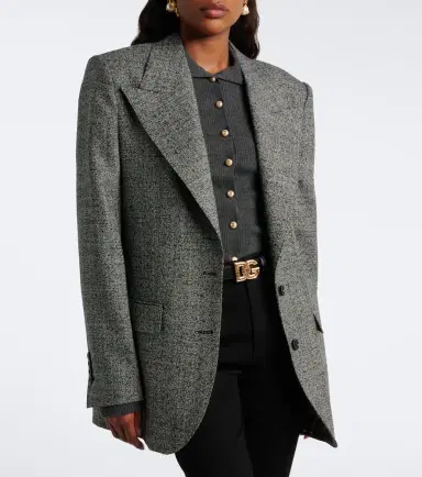 Dolce & Gabbana Virgin wool tweed blazer | Thumbnail 7 Dolce & Gabbana Virgin wool tweed blazer | Thumbnail 7