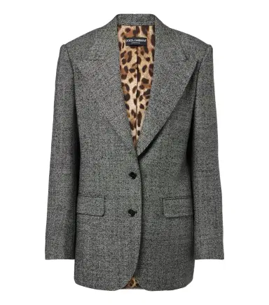 Dolce & Gabbana Virgin wool tweed blazer | Thumbnail 1 Dolce & Gabbana Virgin wool tweed blazer | Thumbnail 1