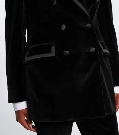 Dolce & Gabbana Cotton and silk-blend velvet blazer | Thumbnail 6 Dolce & Gabbana Cotton and silk-blend velvet blazer | Thumbnail 6