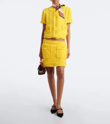 Dolce & Gabbana Cotton-blend tweet jacket | Thumbnail 2 Dolce & Gabbana Cotton-blend tweet jacket | Thumbnail 2