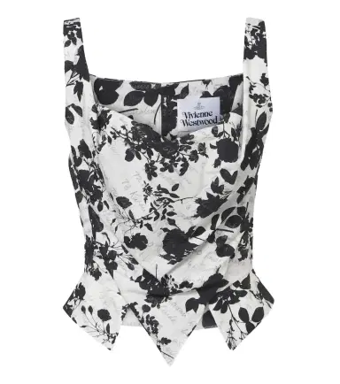 Vivienne Westwood Sunday floral bustier top | Thumbnail 1 Vivienne Westwood Sunday floral bustier top | Thumbnail 1