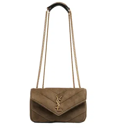Saint Laurent Loulou Mini suede shoulder bag | Thumbnail 1 Saint Laurent Loulou Mini suede shoulder bag | Thumbnail 1