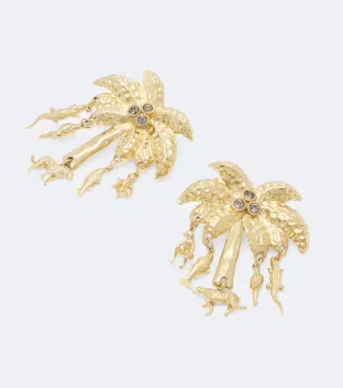 Jacquemus Palmier embellished drop earrings | Thumbnail 3 Jacquemus Palmier embellished drop earrings | Thumbnail 3