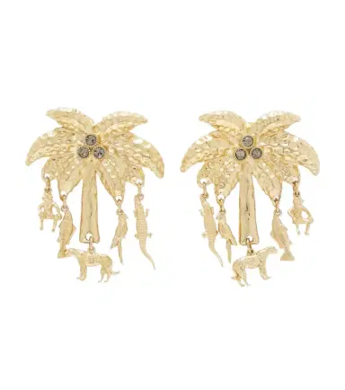 Jacquemus Palmier embellished drop earrings | Thumbnail 1 Jacquemus Palmier embellished drop earrings | Thumbnail 1