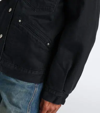 Isabel Marant Pimia fleece-trimmed denim jacket | Thumbnail 2 Isabel Marant Pimia fleece-trimmed denim jacket | Thumbnail 2