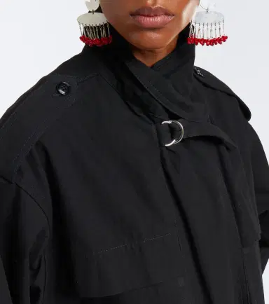 Isabel Marant Adelys cotton-blend gabardine jacket | Thumbnail 3 Isabel Marant Adelys cotton-blend gabardine jacket | Thumbnail 3