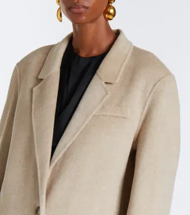 Isabel Marant Clesa wool and cashmere coat | Thumbnail 3 Isabel Marant Clesa wool and cashmere coat | Thumbnail 3