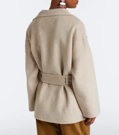 Isabel Marant Ceaton wool and cashmere wrap coat | Thumbnail 4 Isabel Marant Ceaton wool and cashmere wrap coat | Thumbnail 4