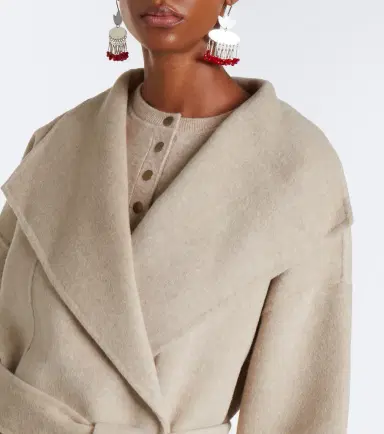Isabel Marant Ceaton wool and cashmere wrap coat | Thumbnail 7 Isabel Marant Ceaton wool and cashmere wrap coat | Thumbnail 7