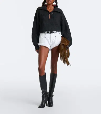 Isabel Marant Miranda wool and cashmere polo sweater | Thumbnail 5 Isabel Marant Miranda wool and cashmere polo sweater | Thumbnail 5