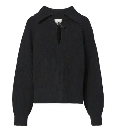 Isabel Marant Miranda wool and cashmere polo sweater | Thumbnail 1 Isabel Marant Miranda wool and cashmere polo sweater | Thumbnail 1