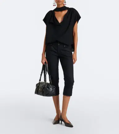 Isabel Marant Selene tie-neck crêpe blouse | Thumbnail 2 Isabel Marant Selene tie-neck crêpe blouse | Thumbnail 2
