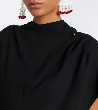 Isabel Marant Selene tie-neck crêpe blouse | Thumbnail 4 Isabel Marant Selene tie-neck crêpe blouse | Thumbnail 4