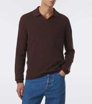 The Row Ripley cashmere polo sweater | Thumbnail 2 The Row Ripley cashmere polo sweater | Thumbnail 2