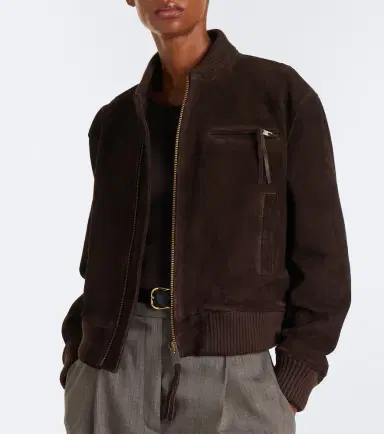 Arma Elysia suede bomber jacket | Thumbnail 4 Arma Elysia suede bomber jacket | Thumbnail 4