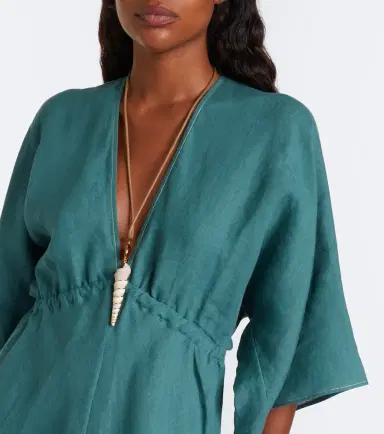 Eres Brilliance linen midi dress | Thumbnail 5 Eres Brilliance linen midi dress | Thumbnail 5