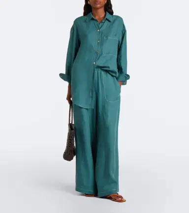 Eres Éblouissant linen wide-leg pants | Thumbnail 4 Eres Éblouissant linen wide-leg pants | Thumbnail 4