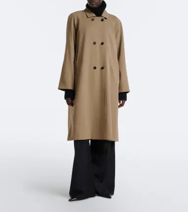 The Row Emma double-breasted wool coat | Thumbnail 2 The Row Emma double-breasted wool coat | Thumbnail 2