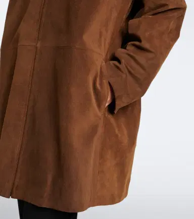 The Row Dakara suede coat | Thumbnail 4 The Row Dakara suede coat | Thumbnail 4