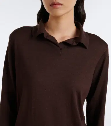 The Row Pauli wool and silk polo sweater | Thumbnail 5 The Row Pauli wool and silk polo sweater | Thumbnail 5
