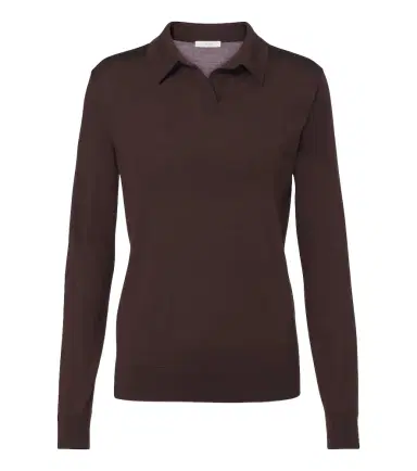 The Row Pauli wool and silk polo sweater | Thumbnail 1 The Row Pauli wool and silk polo sweater | Thumbnail 1