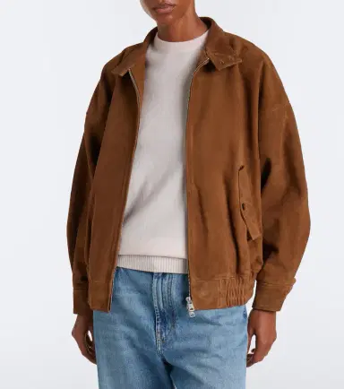 Agolde Blair suede blouson jacket | Thumbnail 3 Agolde Blair suede blouson jacket | Thumbnail 3
