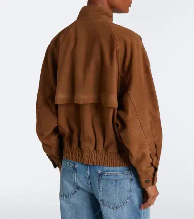 Agolde Blair suede blouson jacket | Thumbnail 4 Agolde Blair suede blouson jacket | Thumbnail 4