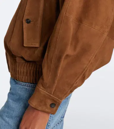 Agolde Blair suede blouson jacket | Thumbnail 5 Agolde Blair suede blouson jacket | Thumbnail 5