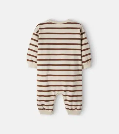Emile et Ida Baby striped cotton onesie | Thumbnail 2 Emile et Ida Baby striped cotton onesie | Thumbnail 2