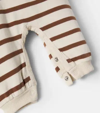 Emile et Ida Baby striped cotton onesie | Thumbnail 3 Emile et Ida Baby striped cotton onesie | Thumbnail 3