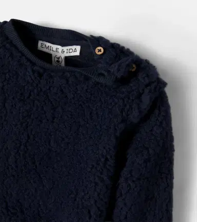 Emile et Ida Baby teddy sweatshirt | Thumbnail 3 Emile et Ida Baby teddy sweatshirt | Thumbnail 3