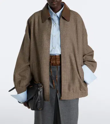 Prada Tie-neck cotton poplin shirt | Thumbnail 4 Prada Tie-neck cotton poplin shirt | Thumbnail 4