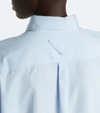 Prada Tie-neck cotton poplin shirt | Thumbnail 5 Prada Tie-neck cotton poplin shirt | Thumbnail 5