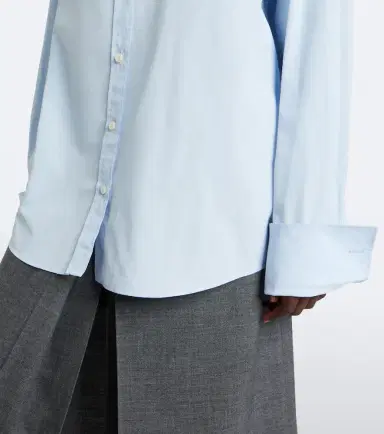 Prada Tie-neck cotton poplin shirt | Thumbnail 6 Prada Tie-neck cotton poplin shirt | Thumbnail 6