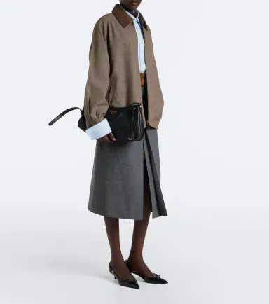Prada Aimée Large leather shoulder bag | Thumbnail 5 Prada Aimée Large leather shoulder bag | Thumbnail 5