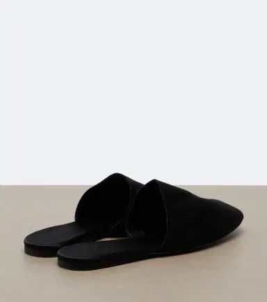 The Row Tilda satin mules | Thumbnail 4 The Row Tilda satin mules | Thumbnail 4