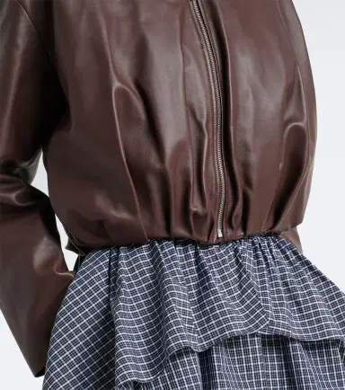 Loewe Draped leather jacket | Thumbnail 5 Loewe Draped leather jacket | Thumbnail 5